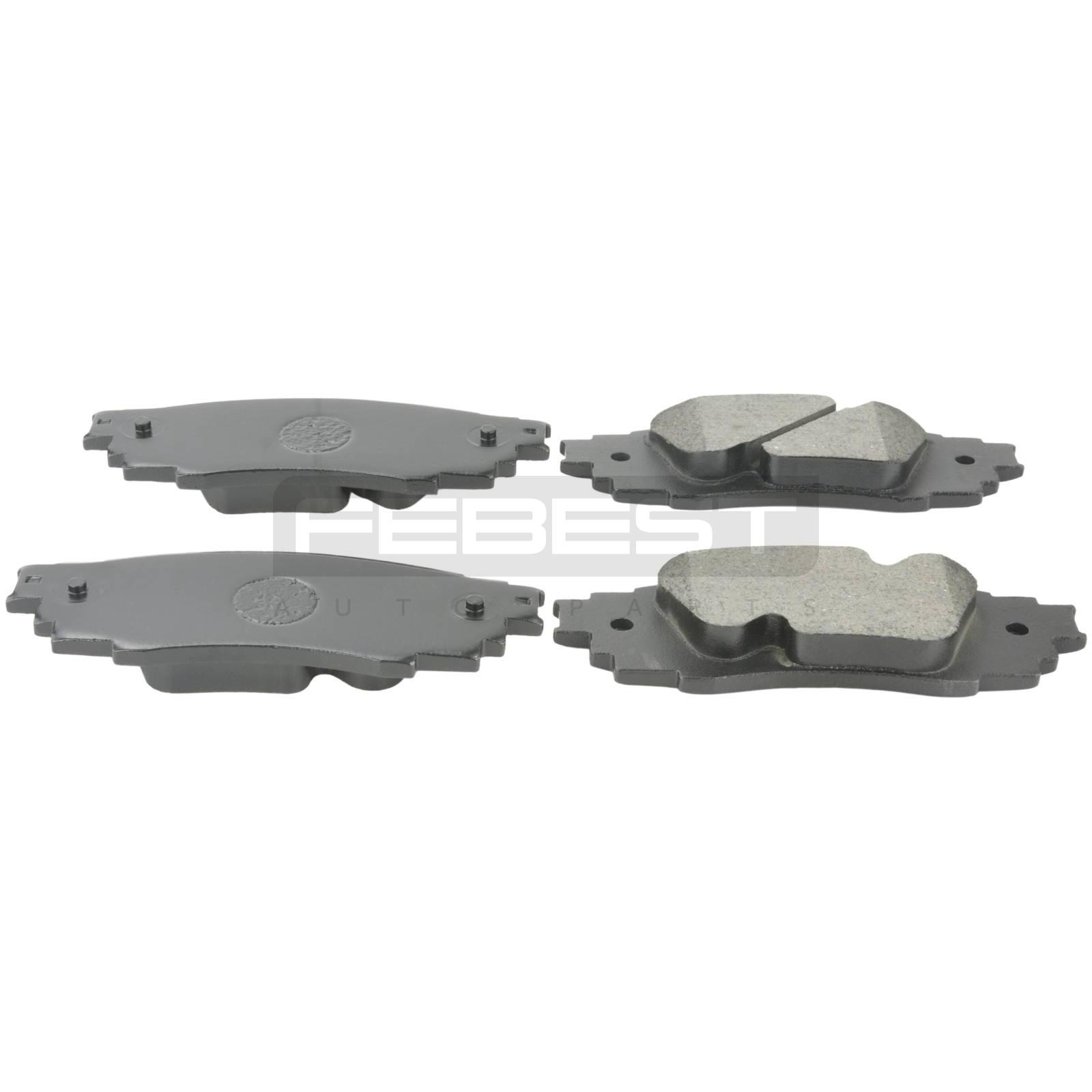 Bremsbeläge hinten passend für LEXUS ES, LEXUS RX, TOYOTA AVALON, TOYOTA CAMRY, TOYOTA C-HR, TOYOTA COROLLA CROSS, TOYOTA RAV 4, TOYOTA (GAC) CAMRY