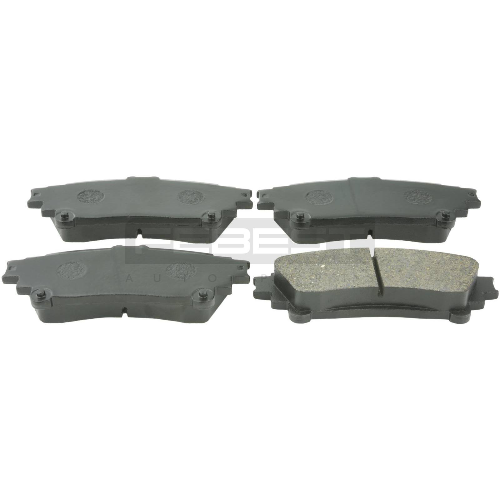 Bremsbeläge hinten passend für LEXUS GS, LEXUS IS, LEXUS IS C, LEXUS RC, LEXUS RX, TOYOTA CROWN, TOYOTA FORTUNER, TOYOTA HIGHLANDER / KLUGER, TOYOTA MARK X, TOYOTA MIRAI, TOYOTA PRIUS PLUS, TOYOTA SIENNA, TOYOTA (GAC) HIGHLANDER,