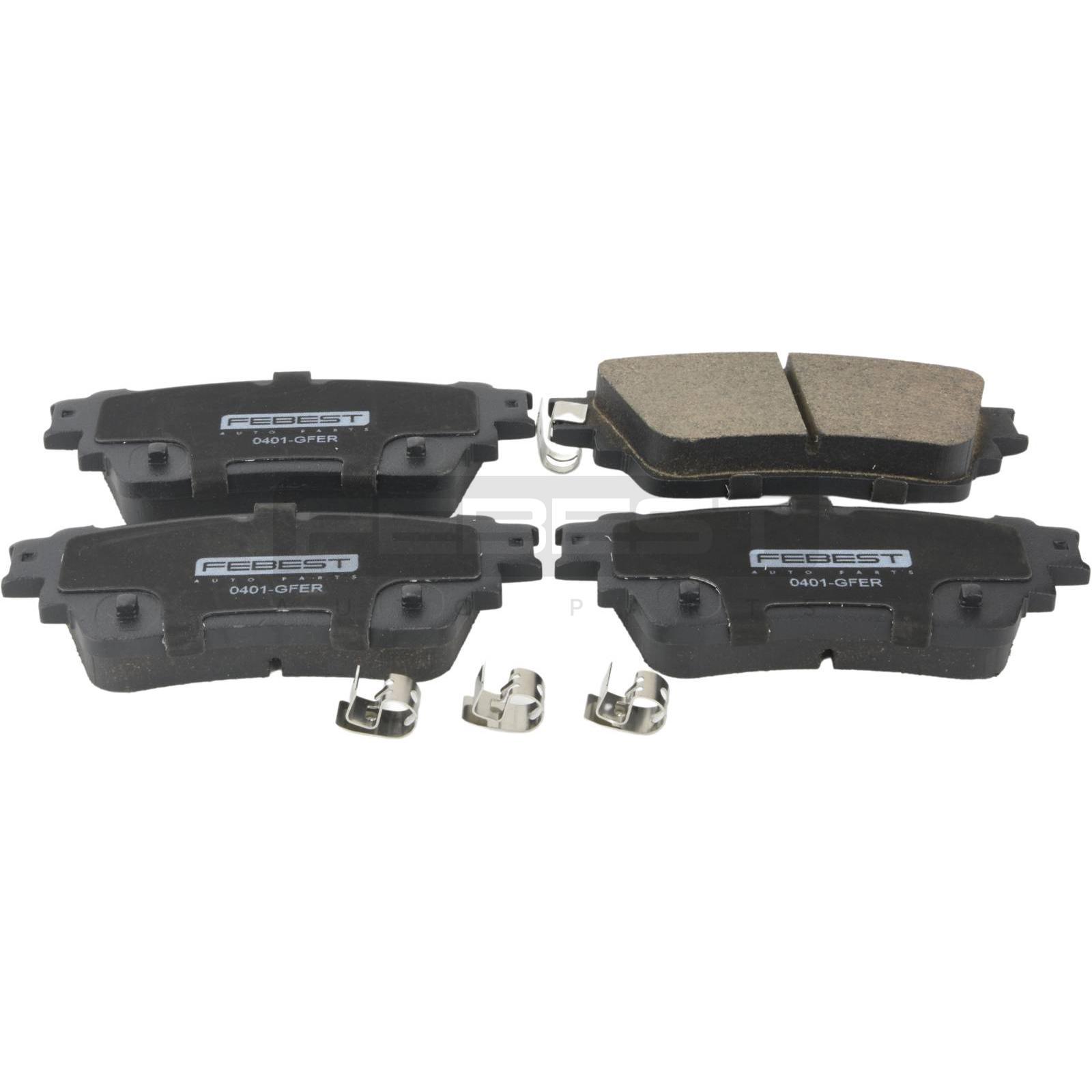 Bremsbeläge hinten passend für MITSUBISHI ECLIPSE CROSS, MITSUBISHI OUTLANDER, MITSUBISHI (GAC) OUTLANDER