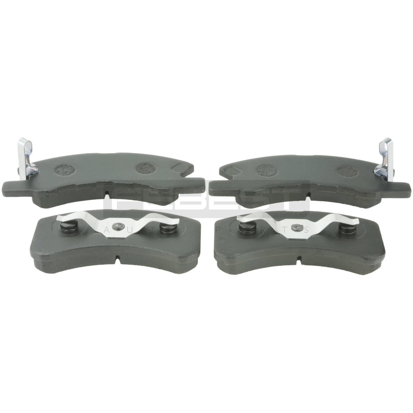 Bremsbeläge vorne passend für DAIHATSU CUORE, DAIHATSU MOVE, DAIHATSU TREVIS, MITSUBISHI eK, MITSUBISHI MINICA, MITSUBISHI MIRAGE, MITSUBISHI MIRAGE / SPACE STAR, MITSUBISHI TOPPO, MITSUBISHI TOWN BOX, NISSAN CLIPPER VAN, NISSAN N