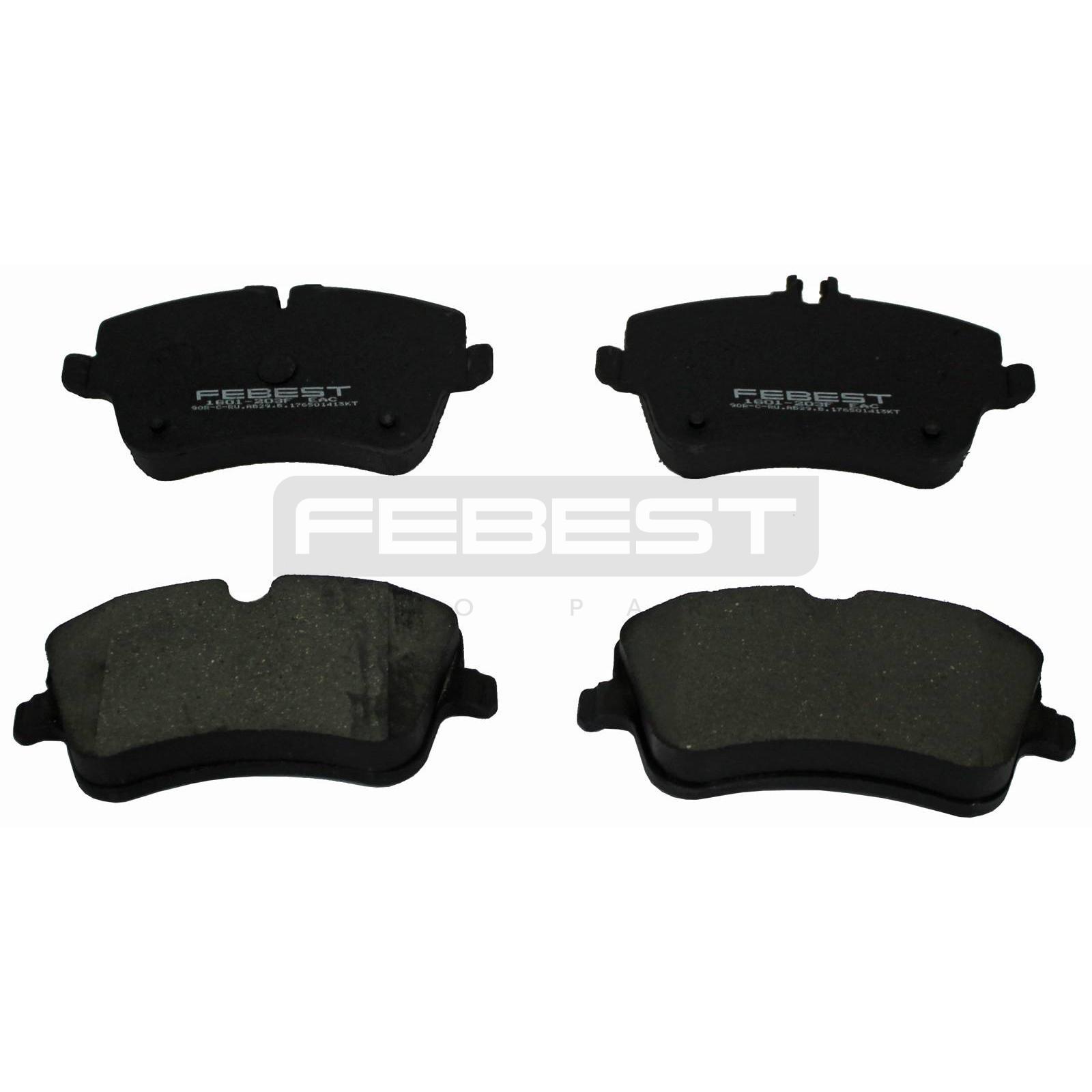 Bremsbeläge vorne passend für MERCEDES-BENZ C-CLASS, MERCEDES-BENZ CLC-CLASS, MERCEDES-BENZ CLK, MERCEDES-BENZ SLK