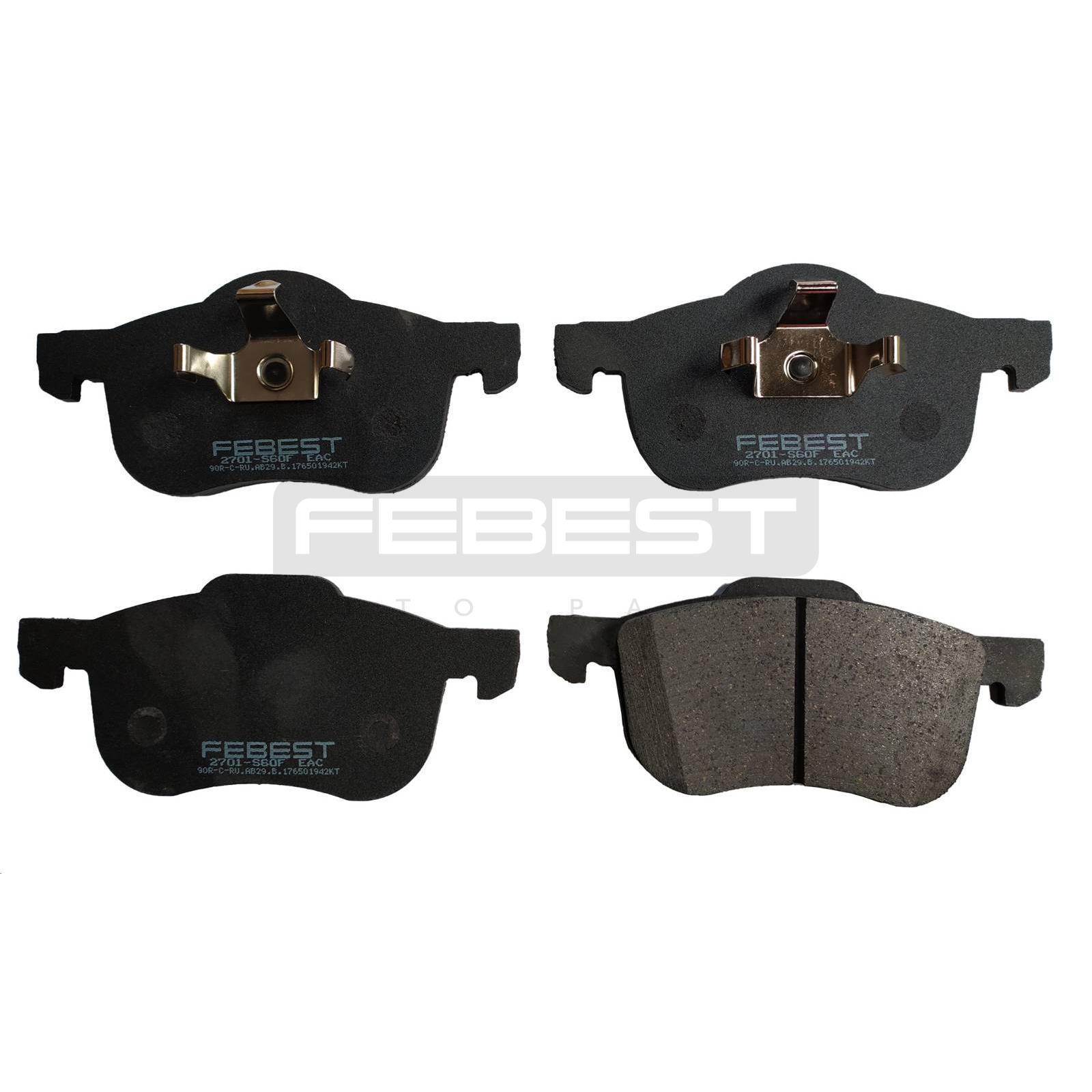 Bremsbeläge vorne passend für VOLVO S60, VOLVO S80, VOLVO V70, VOLVO XC70