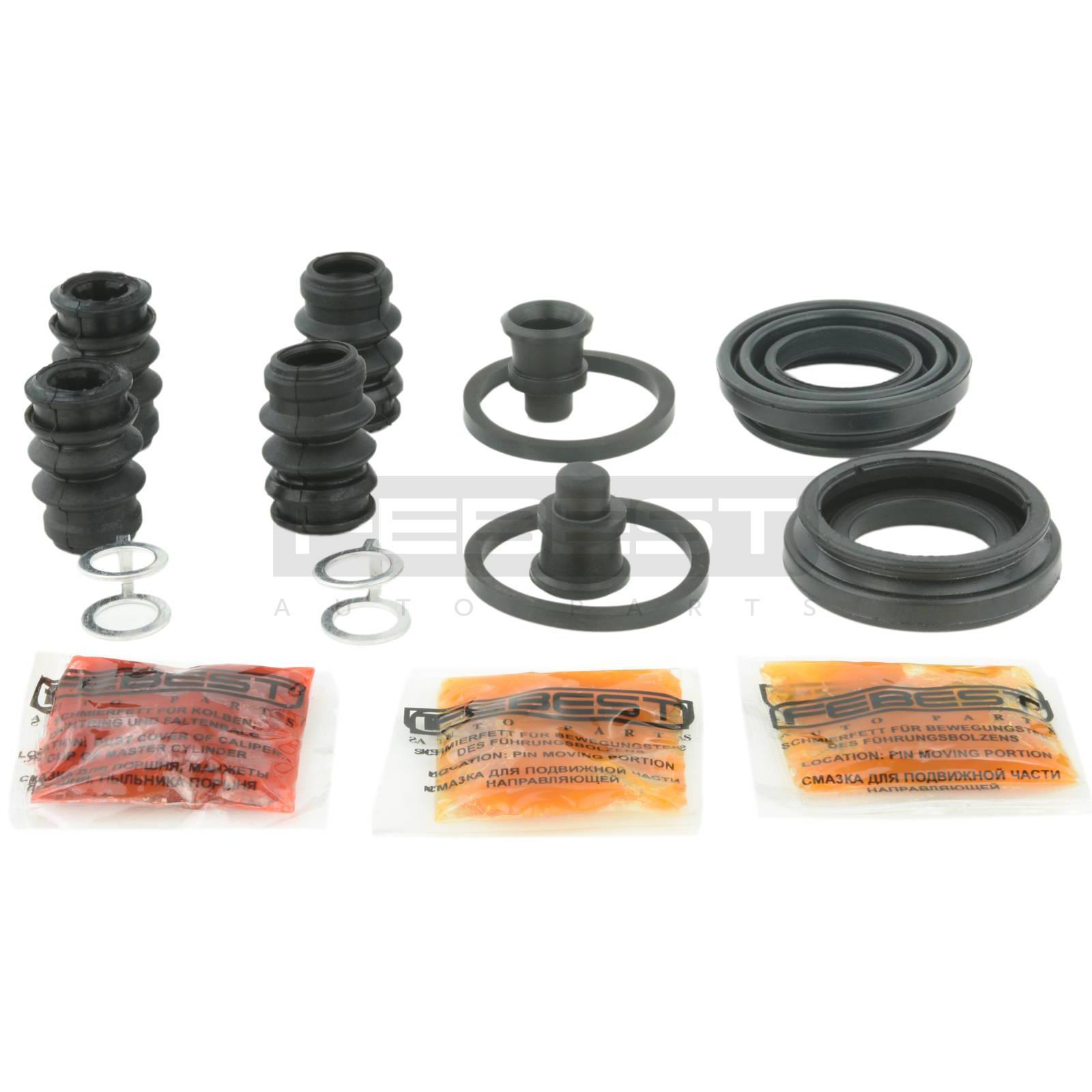 Bremssattel hinten, reparatursatz passend für SCION iQ, TOYOTA AURIS, TOYOTA COROLLA, TOYOTA IQ, TOYOTA RACTIS, TOYOTA URBAN CRUISER, TOYOTA VERSO S, TOYOTA YARIS, TOYOTA YARIS / VIOS