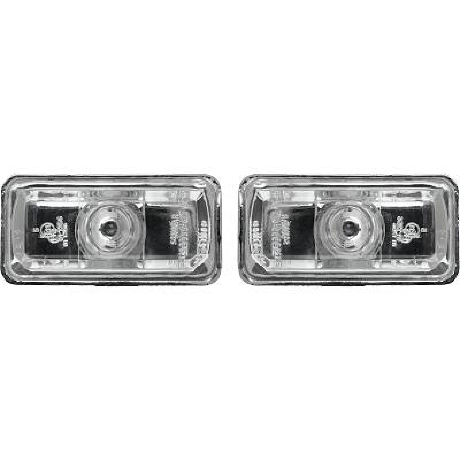 DESIGNBLINKER SET    GOLF, passend für 91-95       KLARGLAS+ECKIG