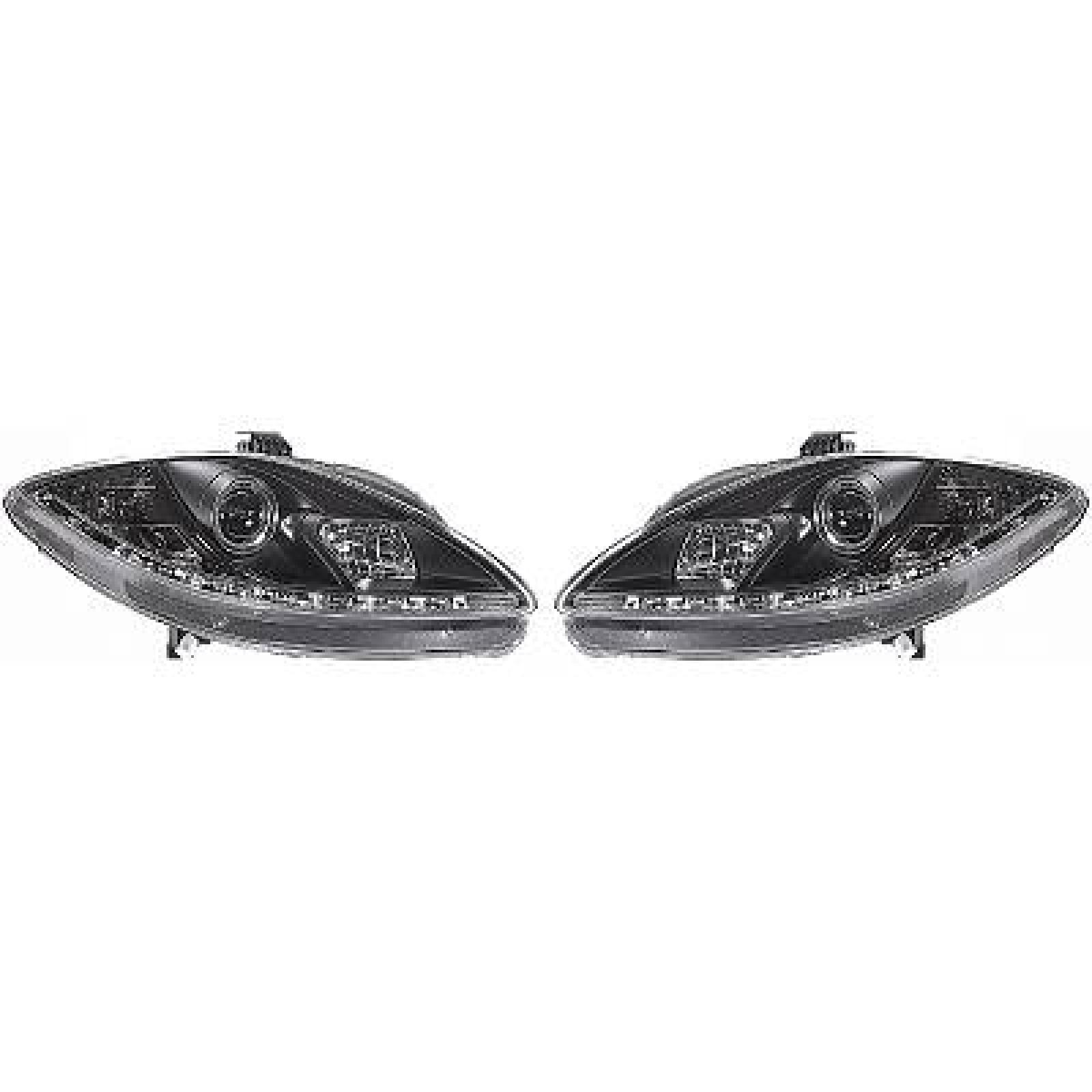 DESIGNSCH.SET  ALTEA/LEON, passend für 09-12     KLARGLAS/SCHWARZ