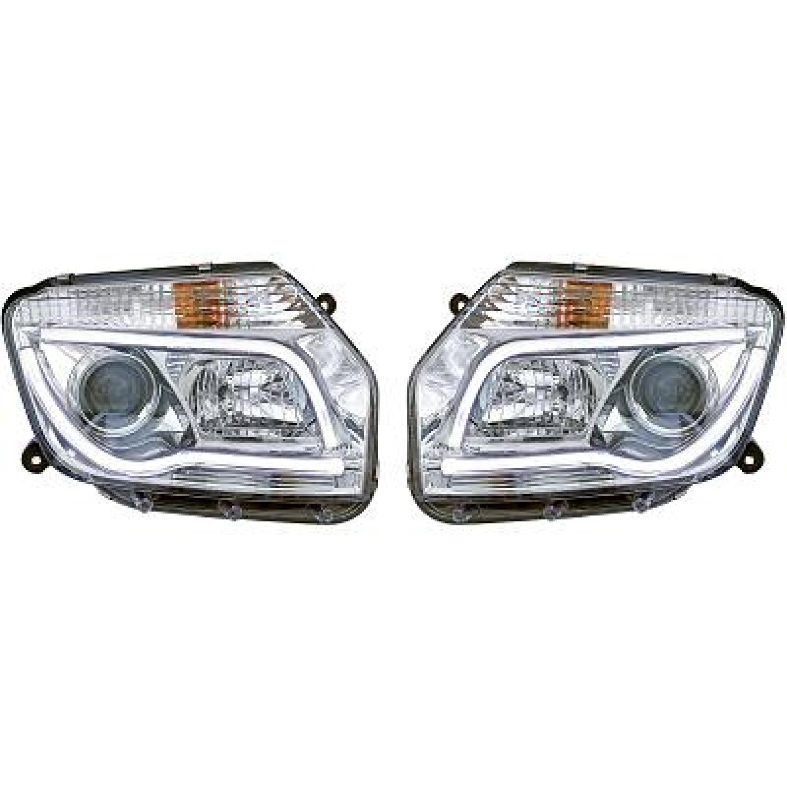 DESIGNSCHEINW.SET  DUSTER, passend für 11-14       KLARGLAS/CHROM