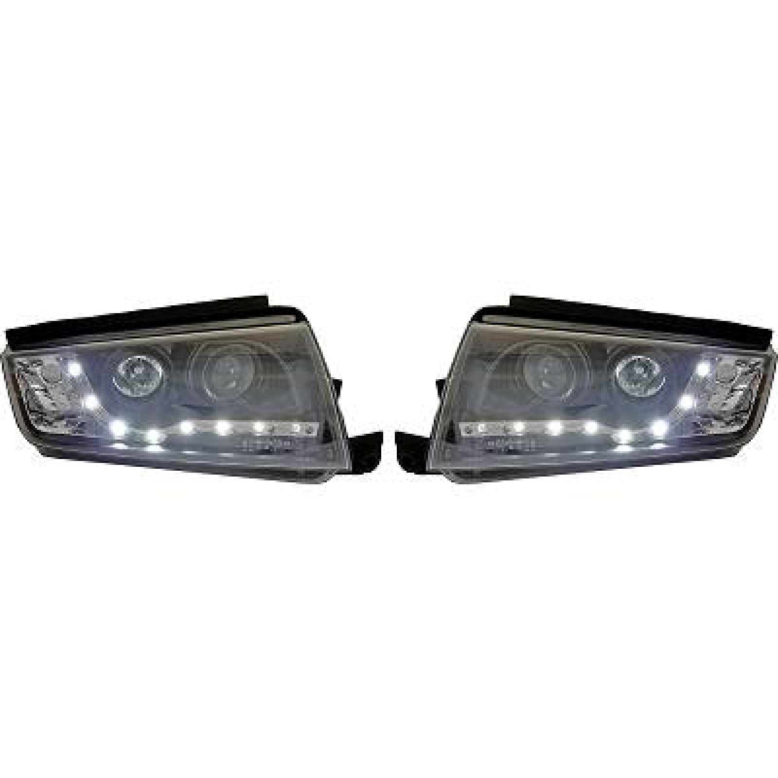 DESIGNSCHEINW.SET   FABIA, passend für 99-07     KLARGLAS/SCHWARZ