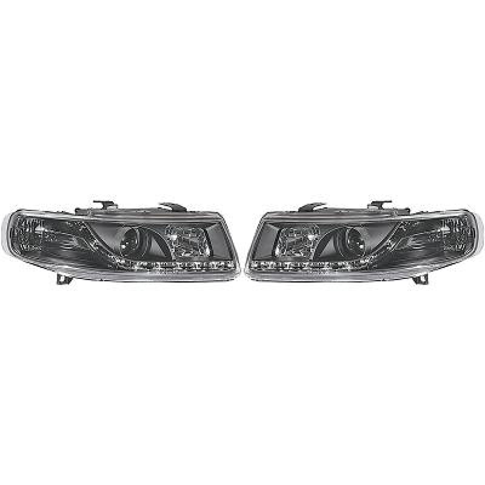 DESIGNSCHEINW.SET    LEON, passend für 99-04     KLARGLAS/SCHWARZ