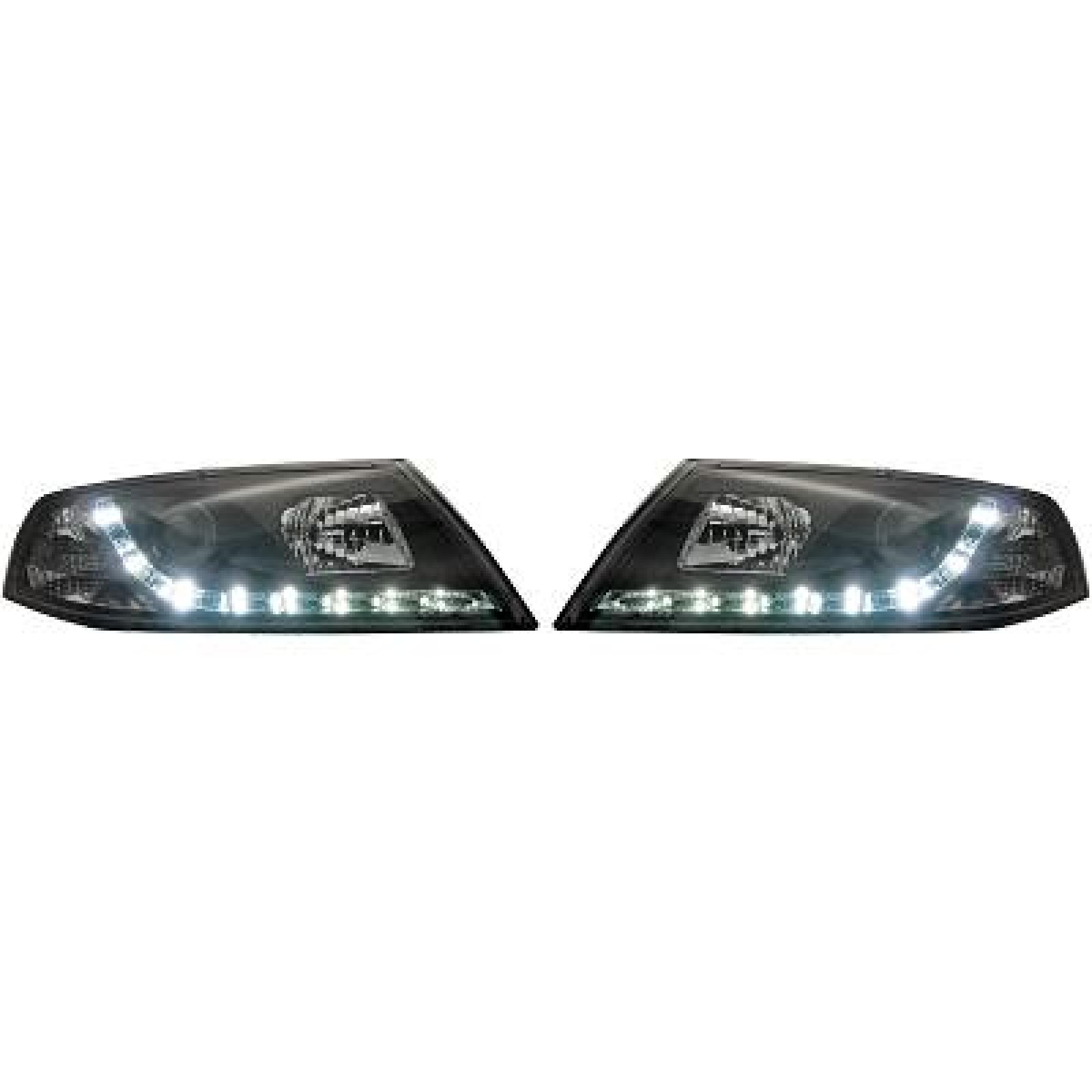 DESIGNSCHEINW.SET OCTAVIA, passend für 04-08     KLARGLAS/SCHWARZ