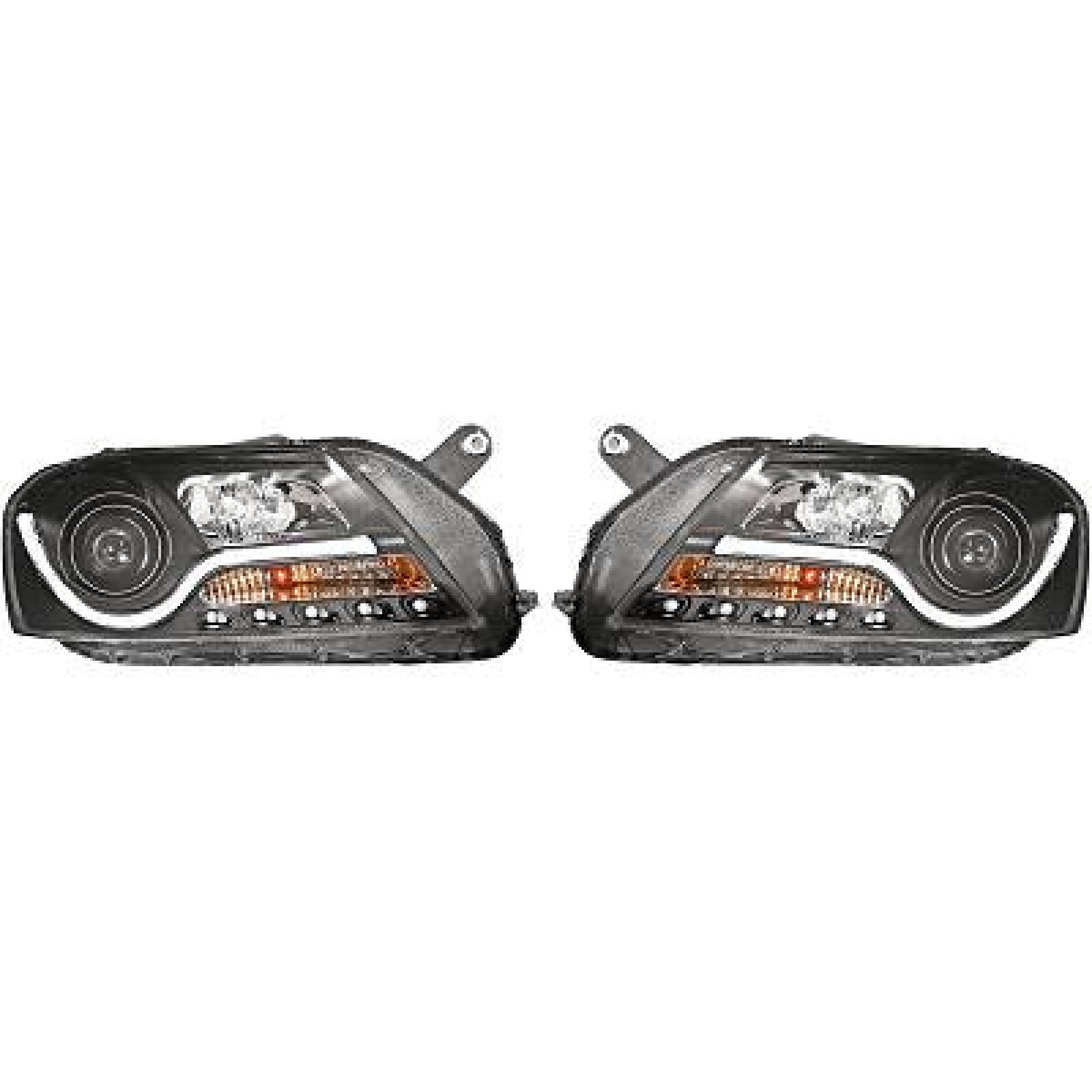 DESIGNSCHEINW.SET  PASSAT, passend für 10-14     KLARGLAS/SCHWARZ