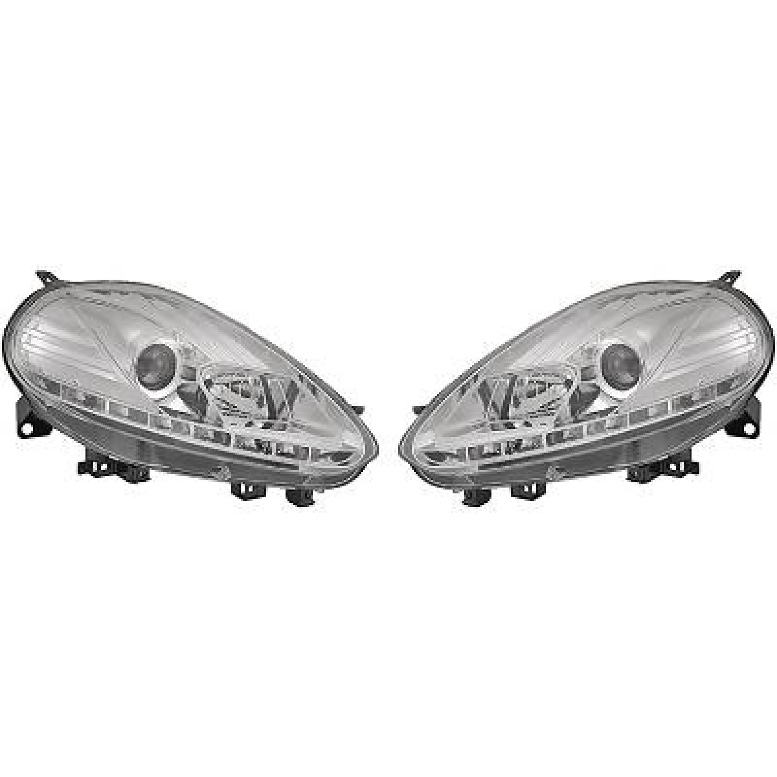 DESIGNSCHEINW.SET   PUNTO, passend für 09-12        KLARGL./CHROM