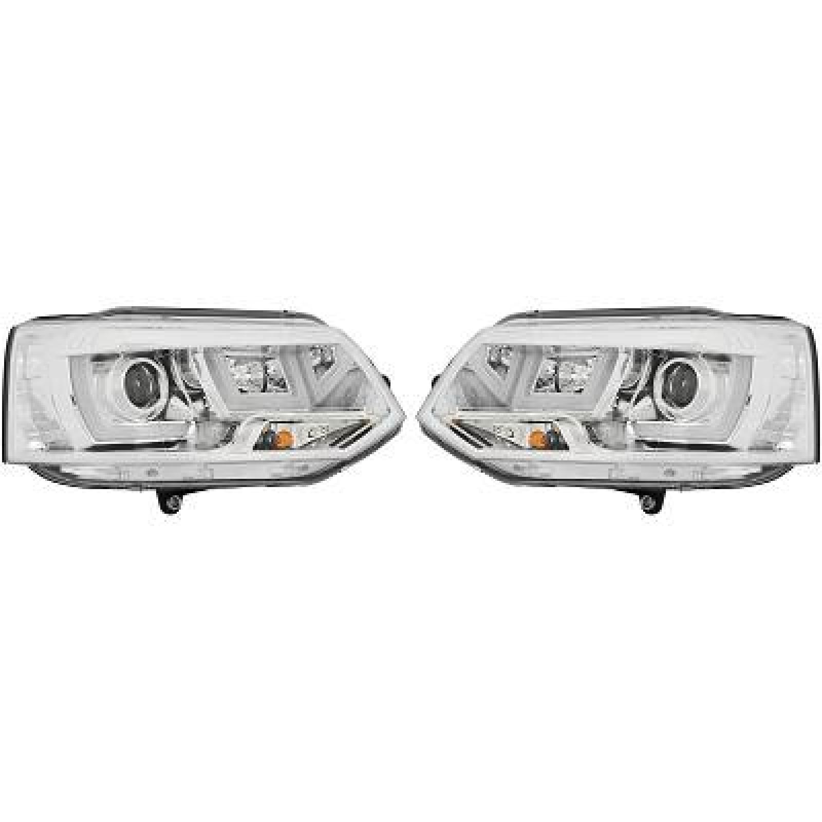 DESIGNSCHEINW.SET      T5, passend für 09-15       KLARGL./CHROME