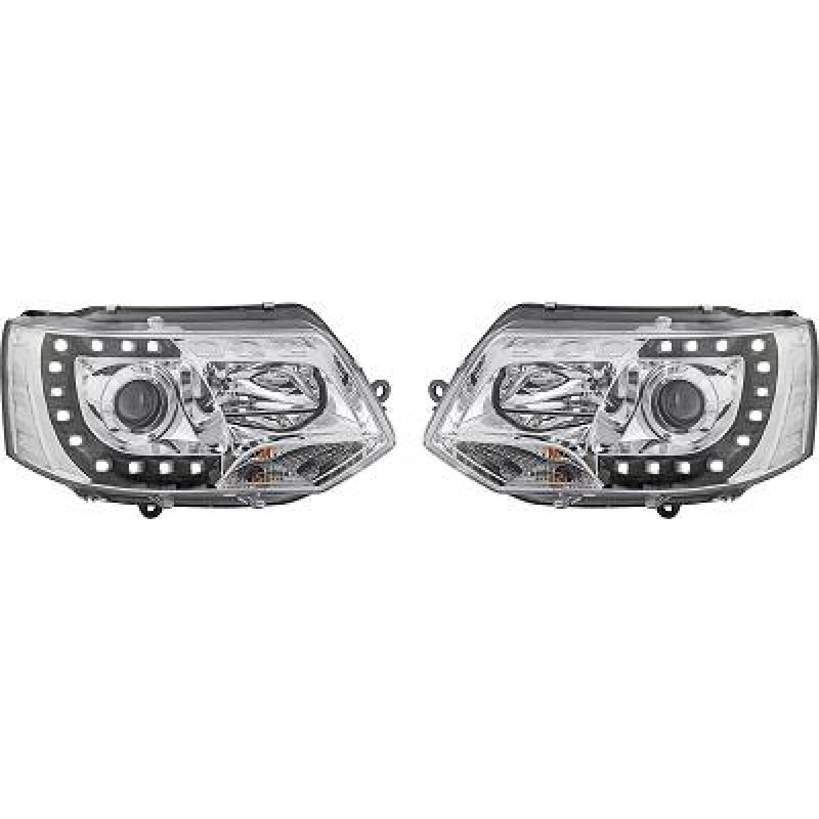 DESIGNSCHEINW.SET      T5, passend für 09-15       KLARGLAS/CHROM