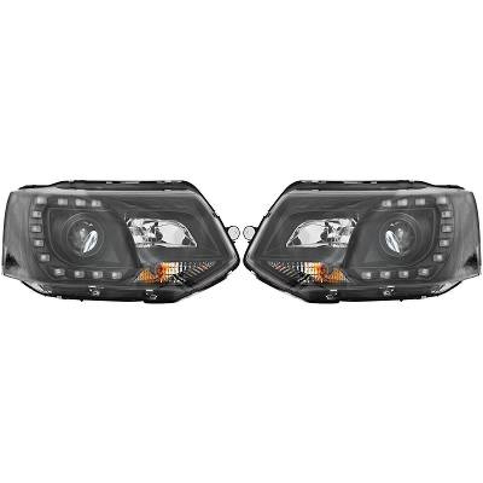 DESIGNSCHEINW.SET      T5, passend für 09-15     KLARGLAS/SCHWARZ