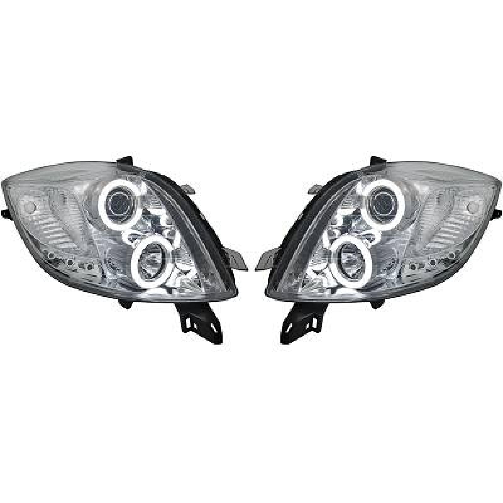 DESIGNSCHEINW.SET   YARIS, passend für 06-09        H1+H1 FÜR LWR