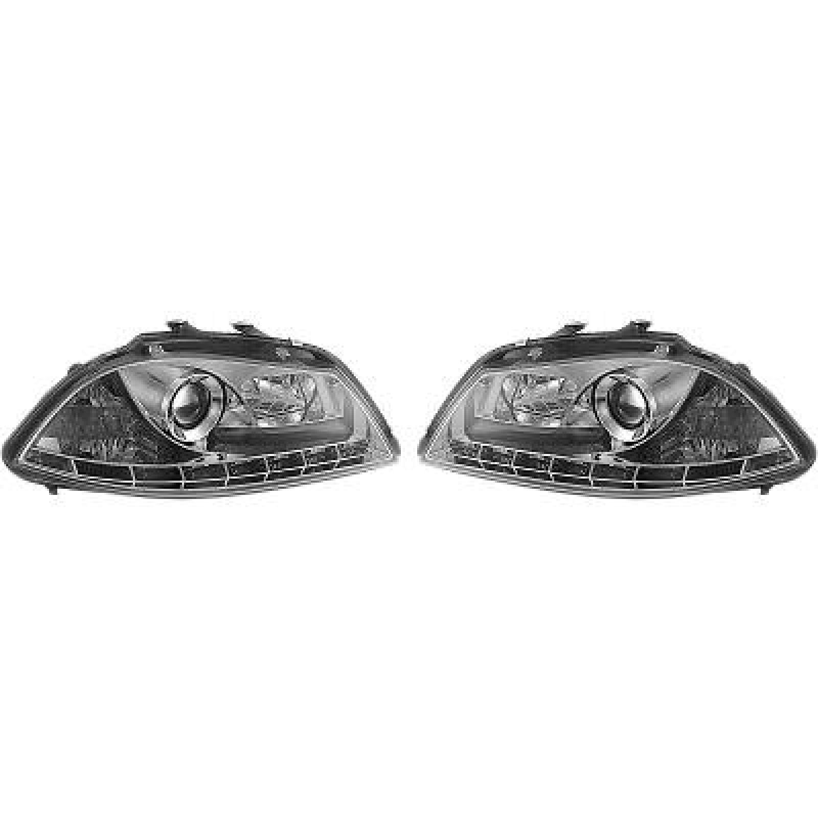 DESIGNSCHEINWER.SET IBIZA, passend für 02-08       KLARGLAS/CHROM