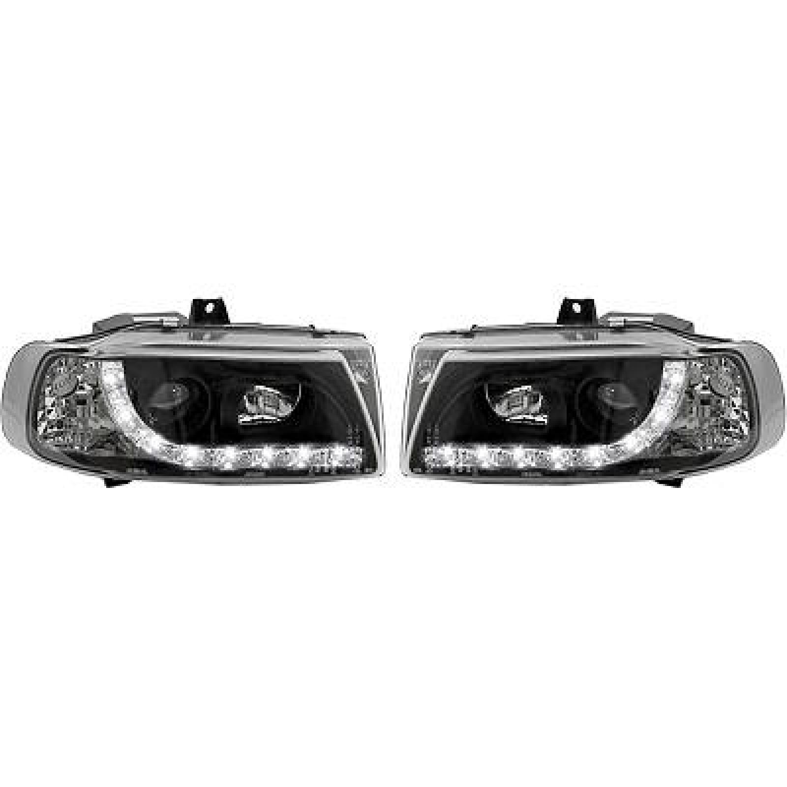 DESIGNSCHEINWER.SET IBIZA, passend für 95-99     KLARGLAS/SCHWARZ