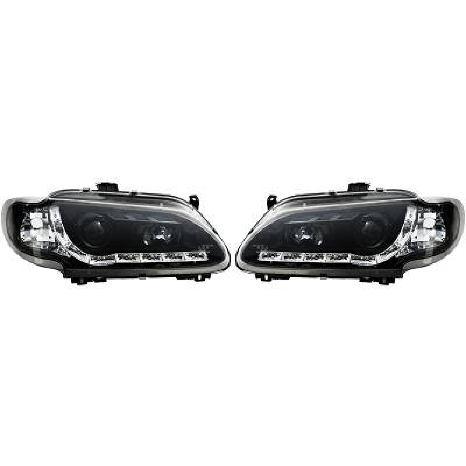 DESIGNSCHEINWER.SET MEGANE passend für 96-99     KLARGLAS/SCHWARZ