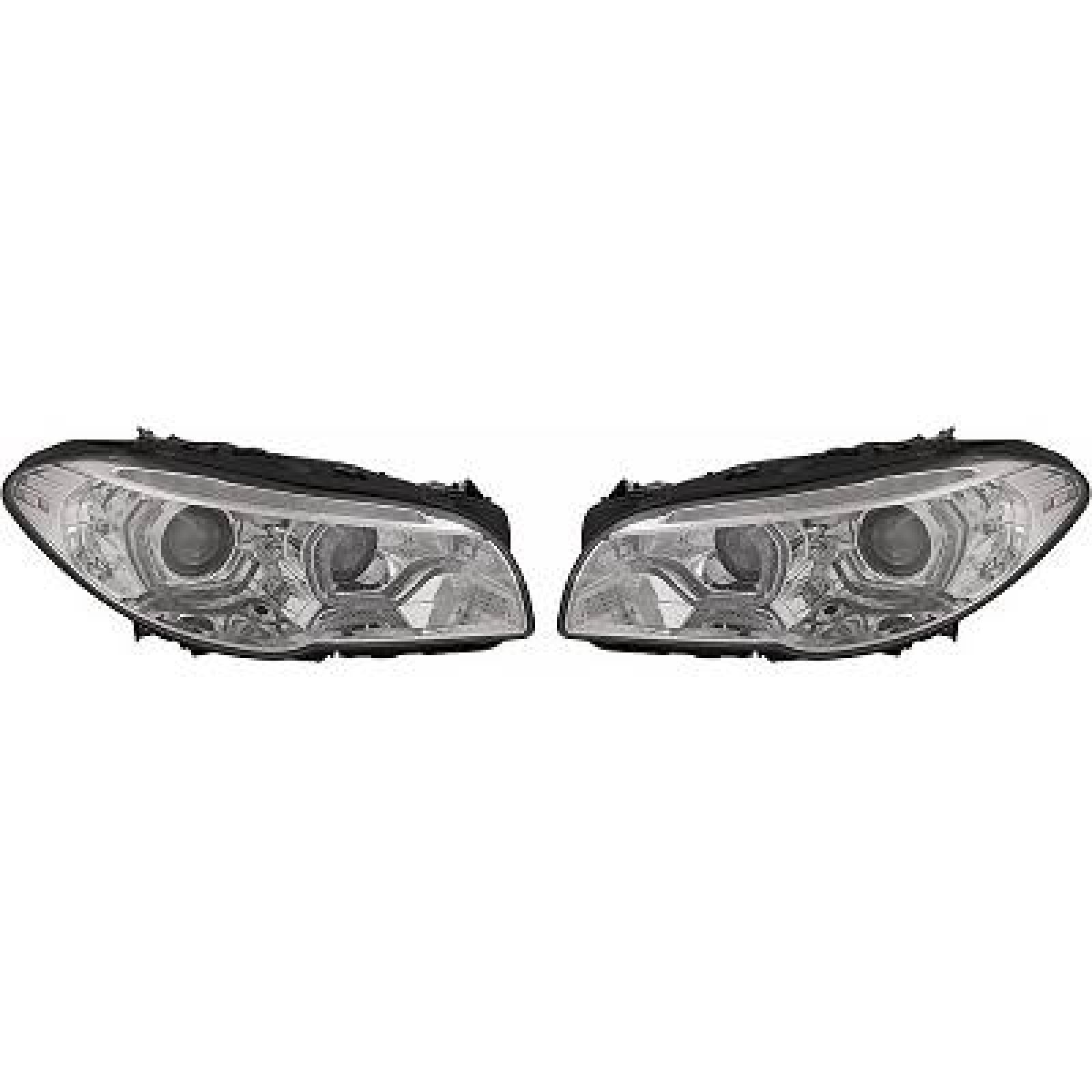 DESIGNSCHEINWERF.SET  F10, passend für 13-17      KLARGLAS/CHROM,