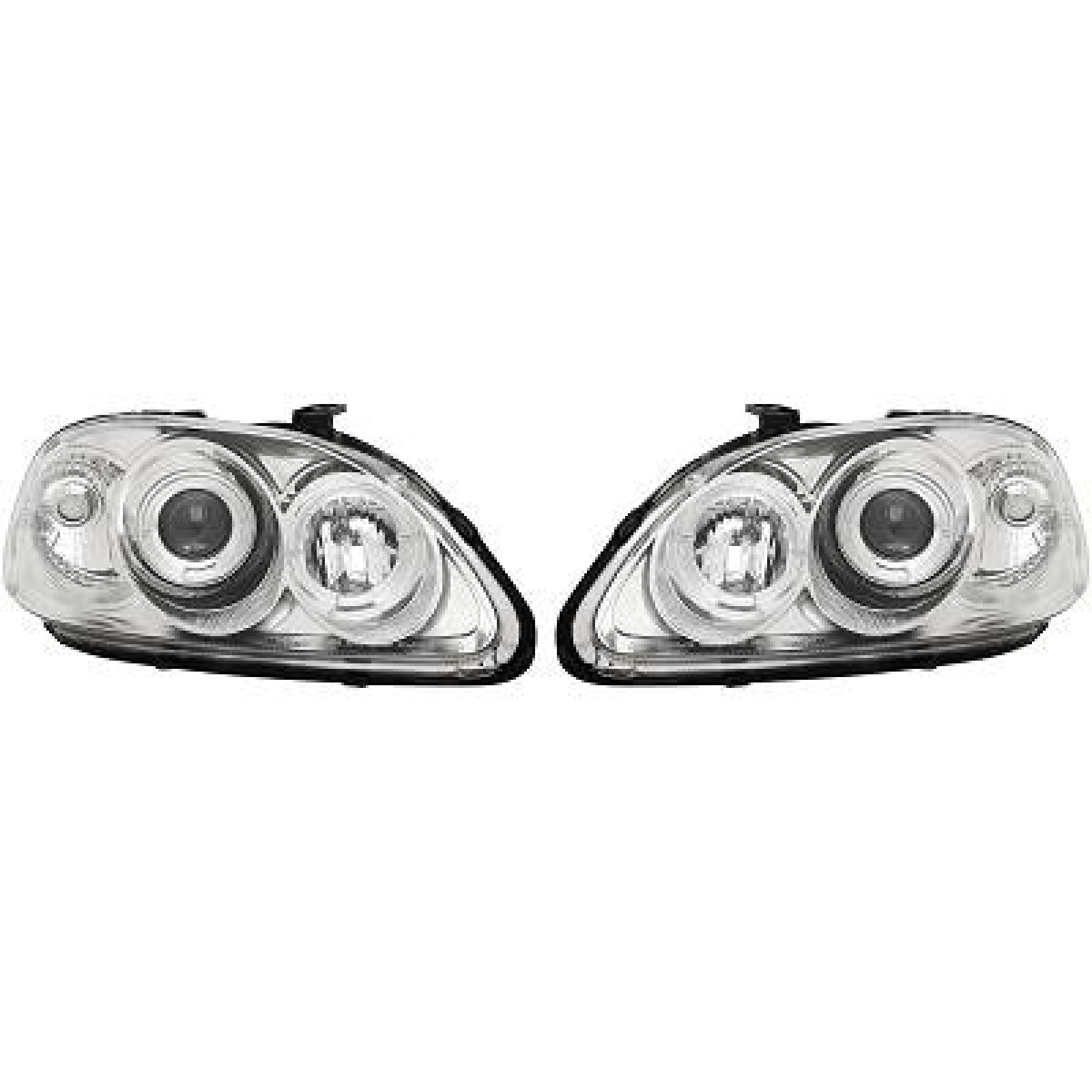 DESIGNSCHEINWF. SET CIVIC, passend für 96-99         KLARGL/CHROM