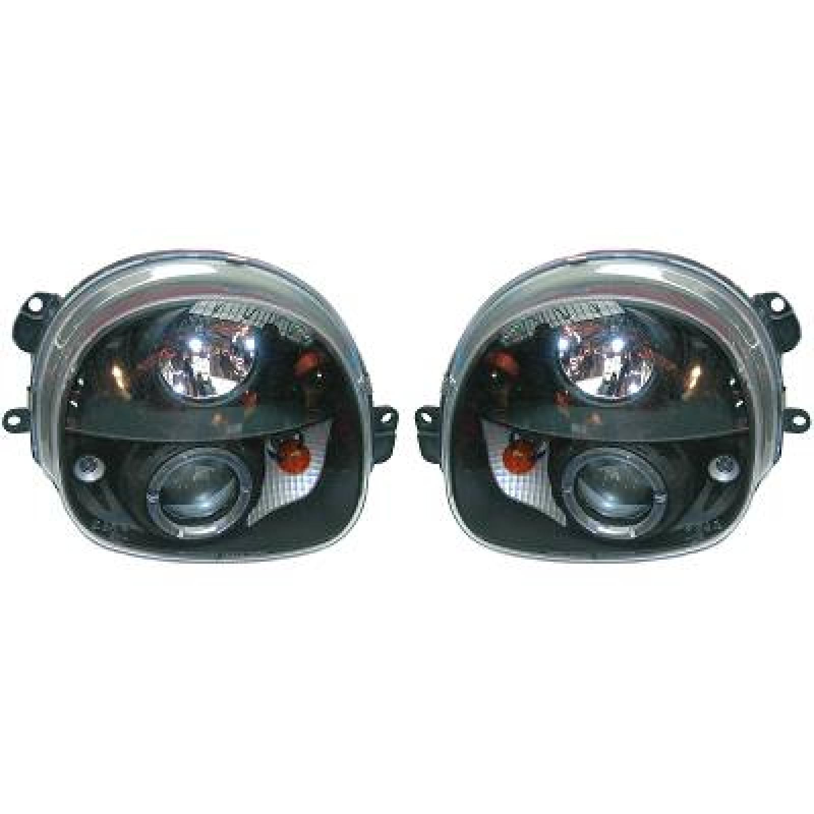 DESIGNSCHEINWF.SET TWINGO, passend für 93-07     KLARGLAS/SCHWARZ