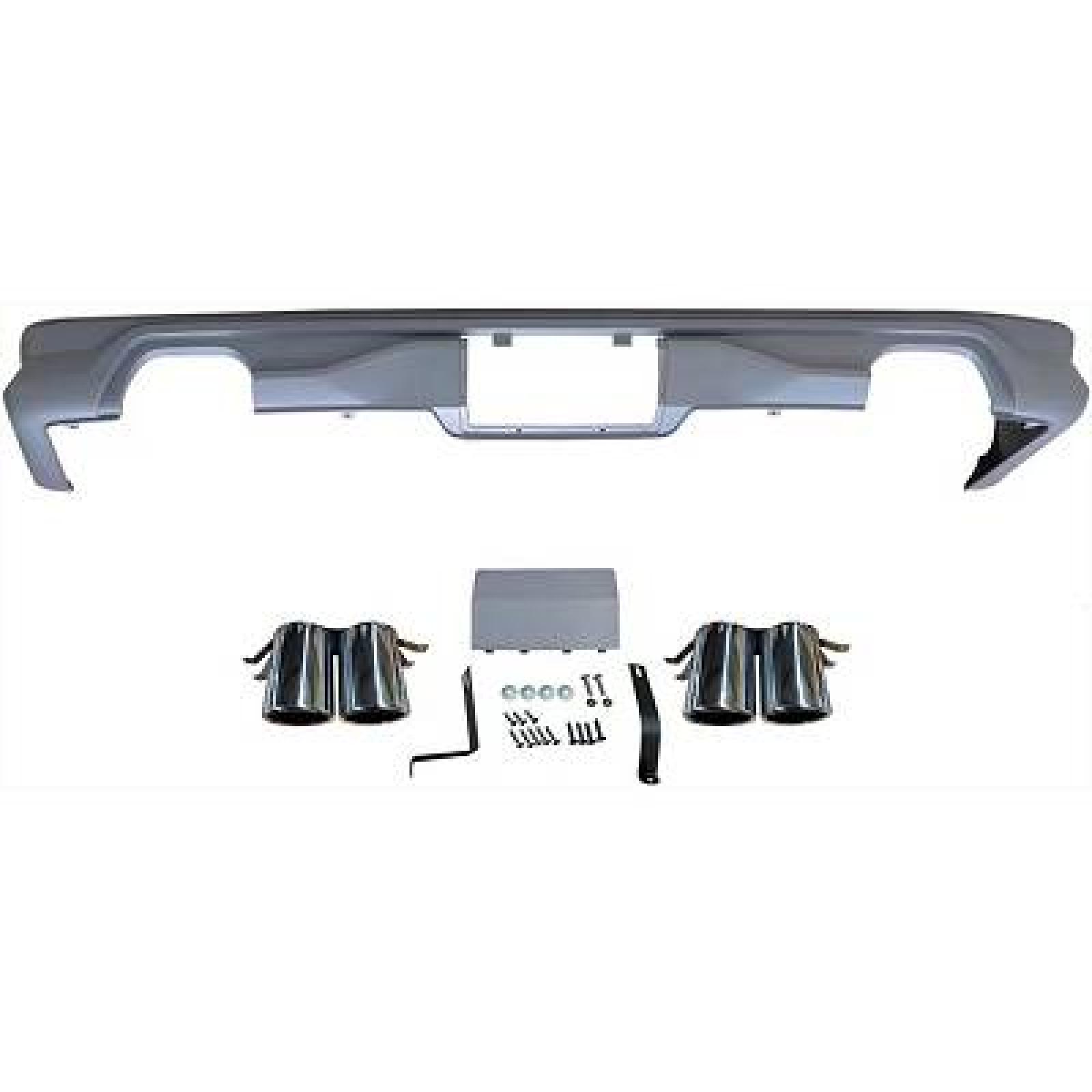 DIFFUSOR HINT. VW T6/T6.1, passend für 15-24          SPORT-OPTIK