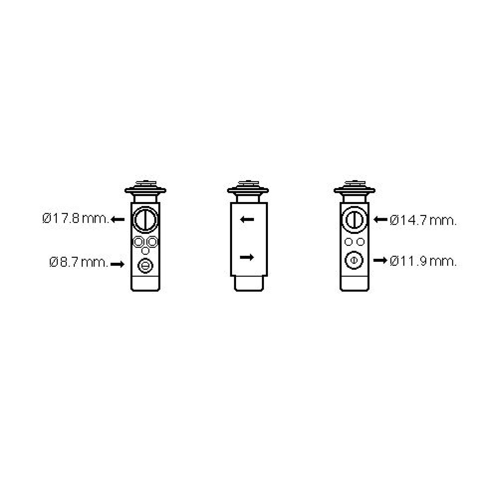 EXPANSIONSVENTI passend für EXPANSIONSVENTIL VW 9196195