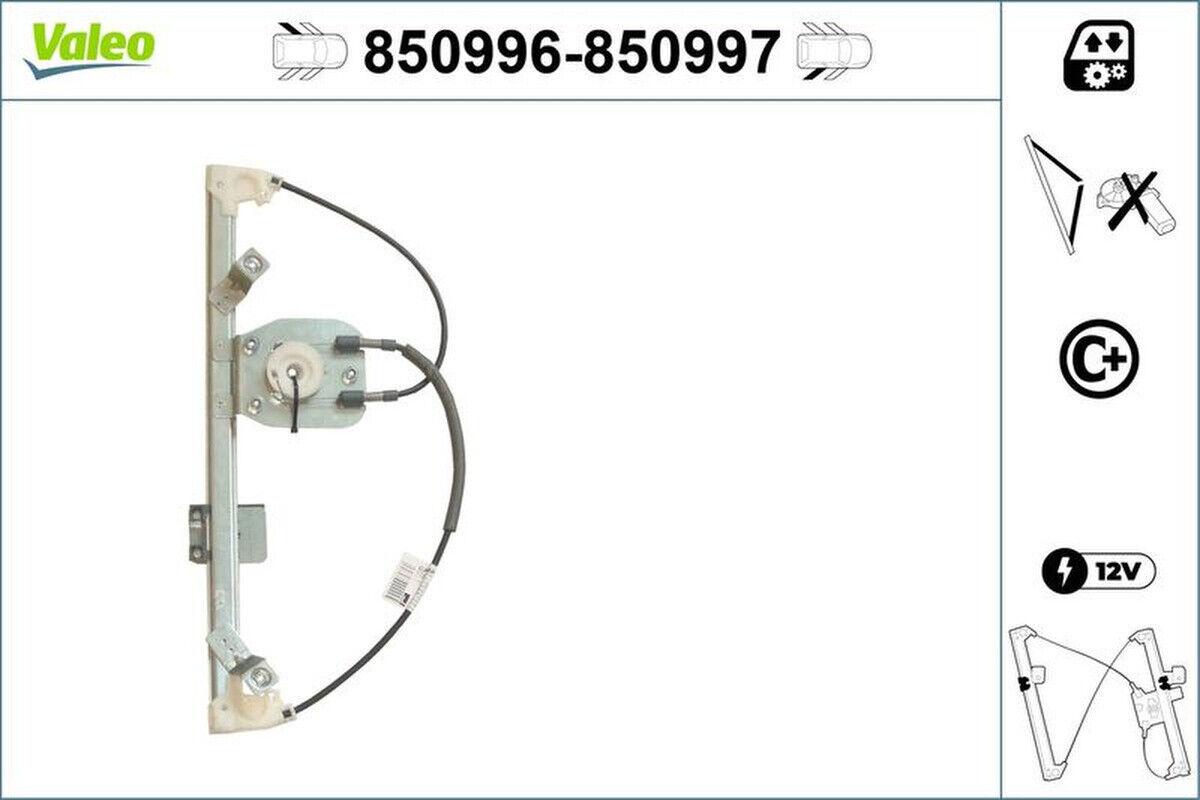 Fensterheber hinten links elektrisch VALEO für FORD MONDEO IV