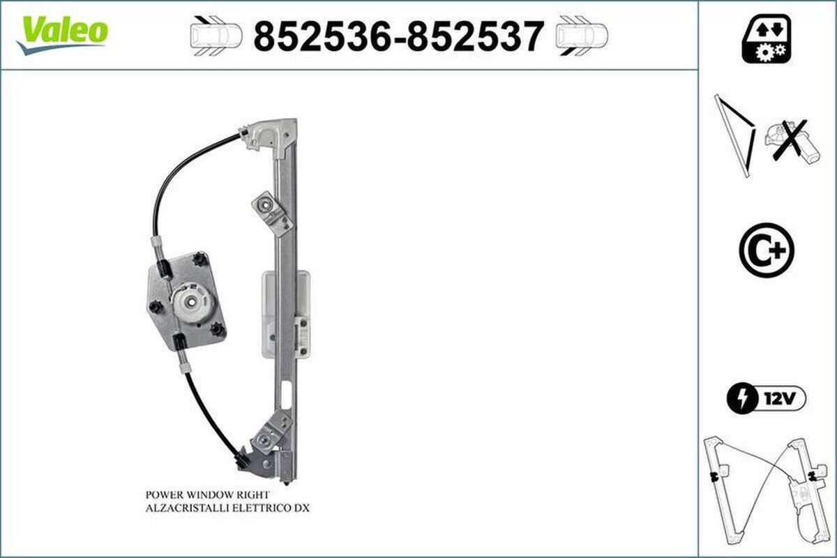 Fensterheber hinten links elektrisch VALEO für SKODA FABIA I