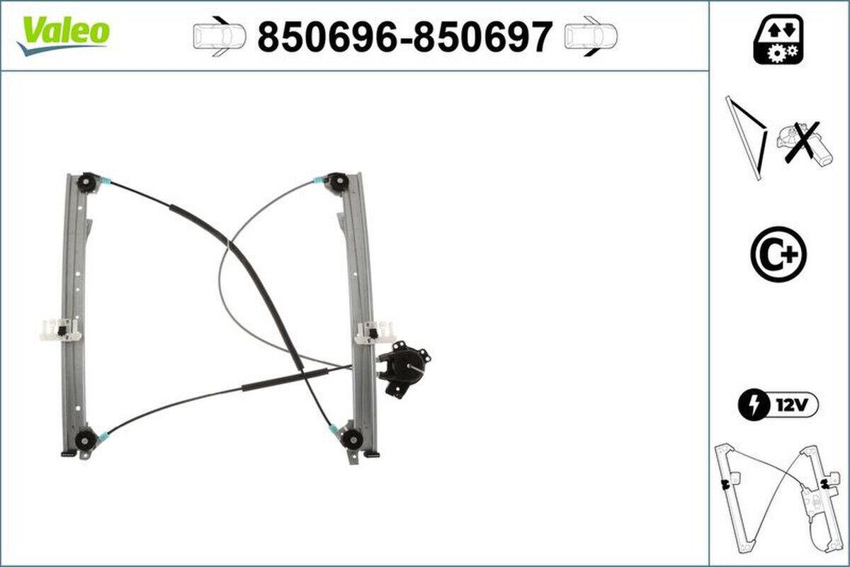 Fensterheber vorne links elektrisch VALEO für RENAULT MEGANE II