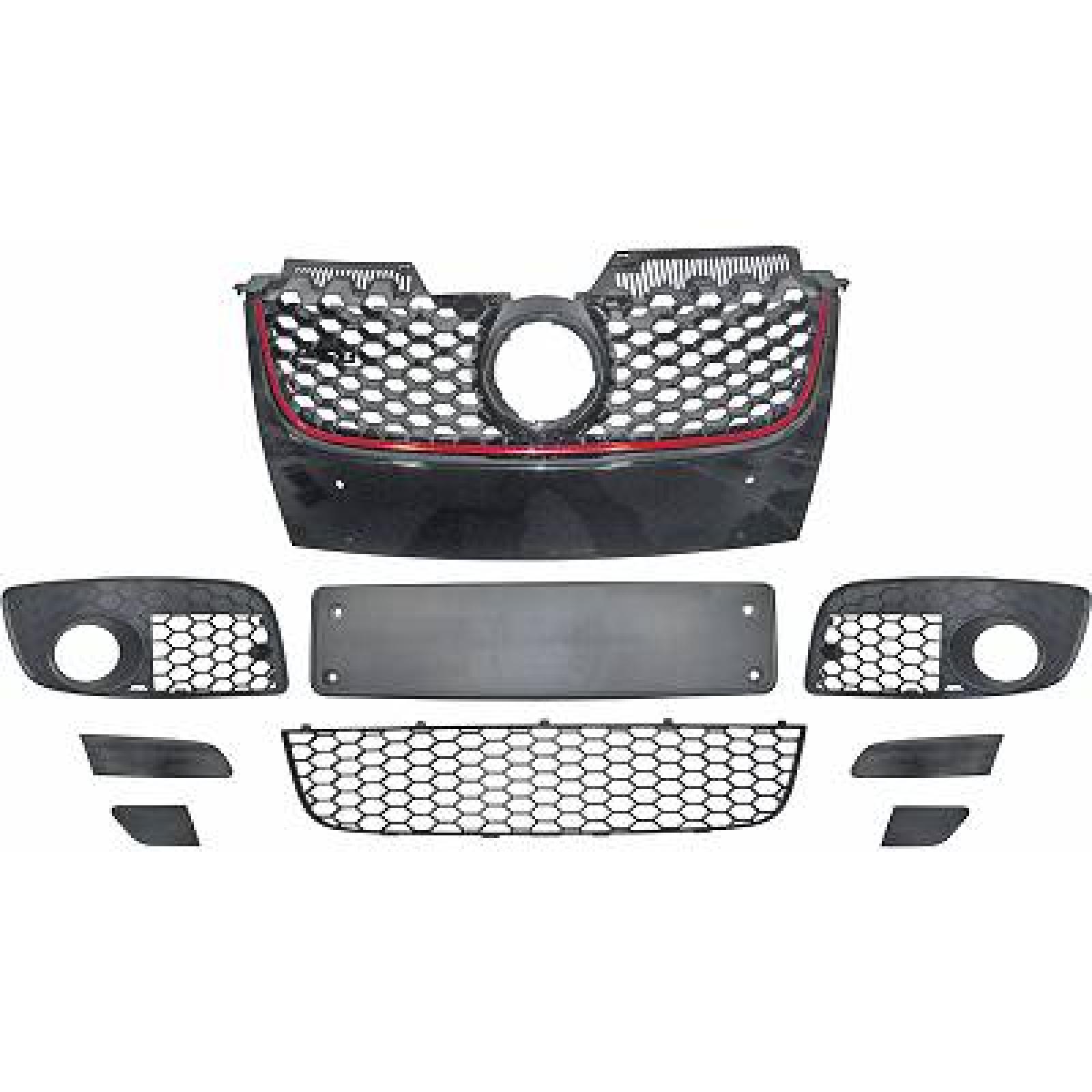 KÜHLERGRILL        GOLF 5, passend für 03-08          FÜR 2214250 1K0807285B