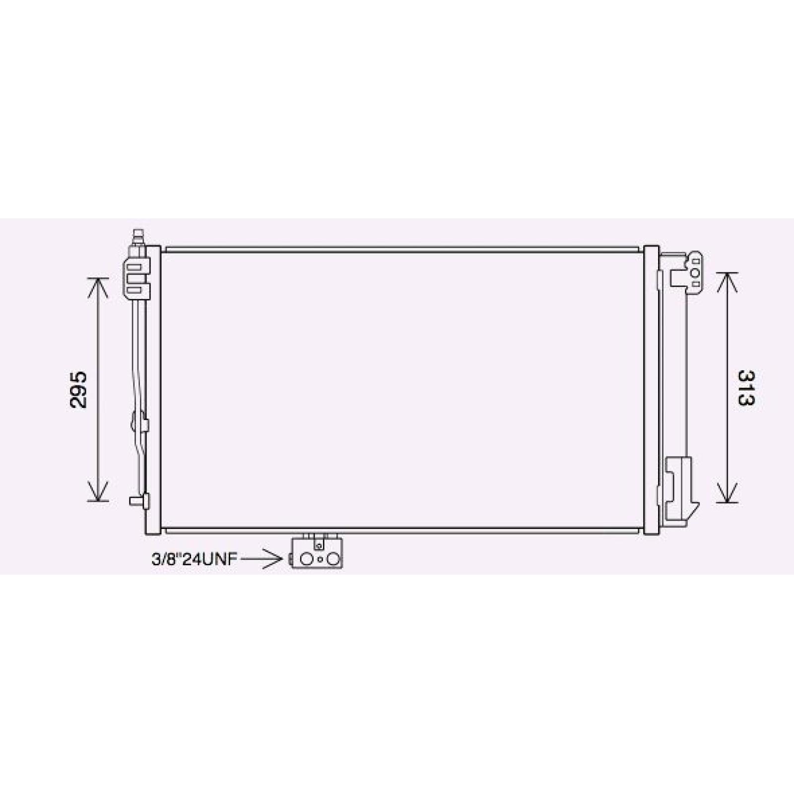 KONDENSATOR passend für MERCEDES SLK R-171 A 171 500 03 54