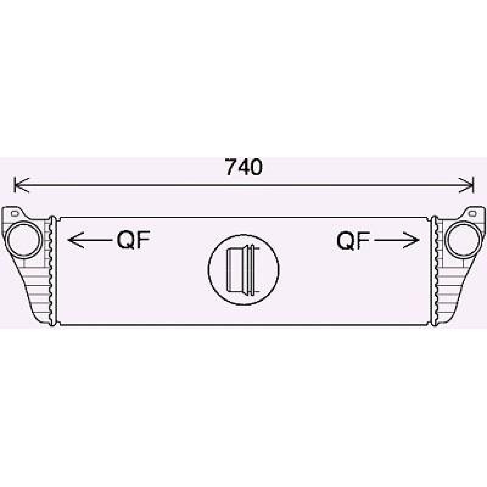 LADELUFTKÜHLER passend für MERCEDES Vito/ Viano 639 A 639 501 13 01