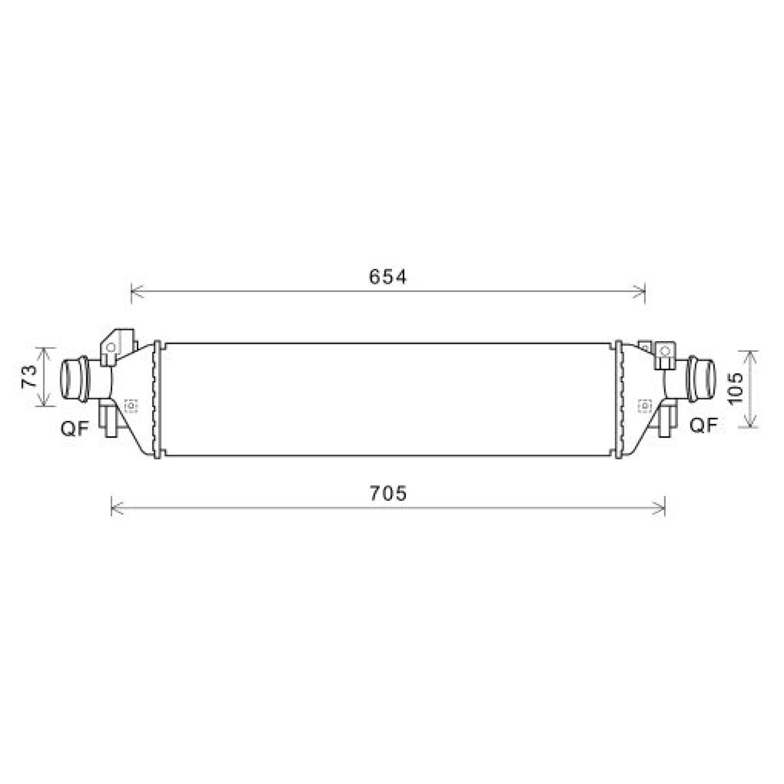 LADELUFTKÜHLER passend für OPEL Mokka/Mokka X 06/2012 13 02 0264