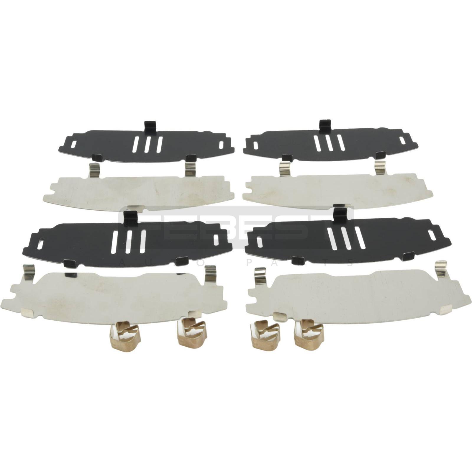 Montagesatz bremsbeläge hinten passend für LEXUS HS, TOYOTA AURIS, TOYOTA COROLLA, TOYOTA COROLLA RUMION, TOYOTA NOAH/VOXY, TOYOTA PREMIO, TOYOTA PRIUS PLUS, TOYOTA RAV 4, TOYOTA SAI, TOYOTA URBAN CRUISER, TOYOTA VERSO S, TOYOTA W