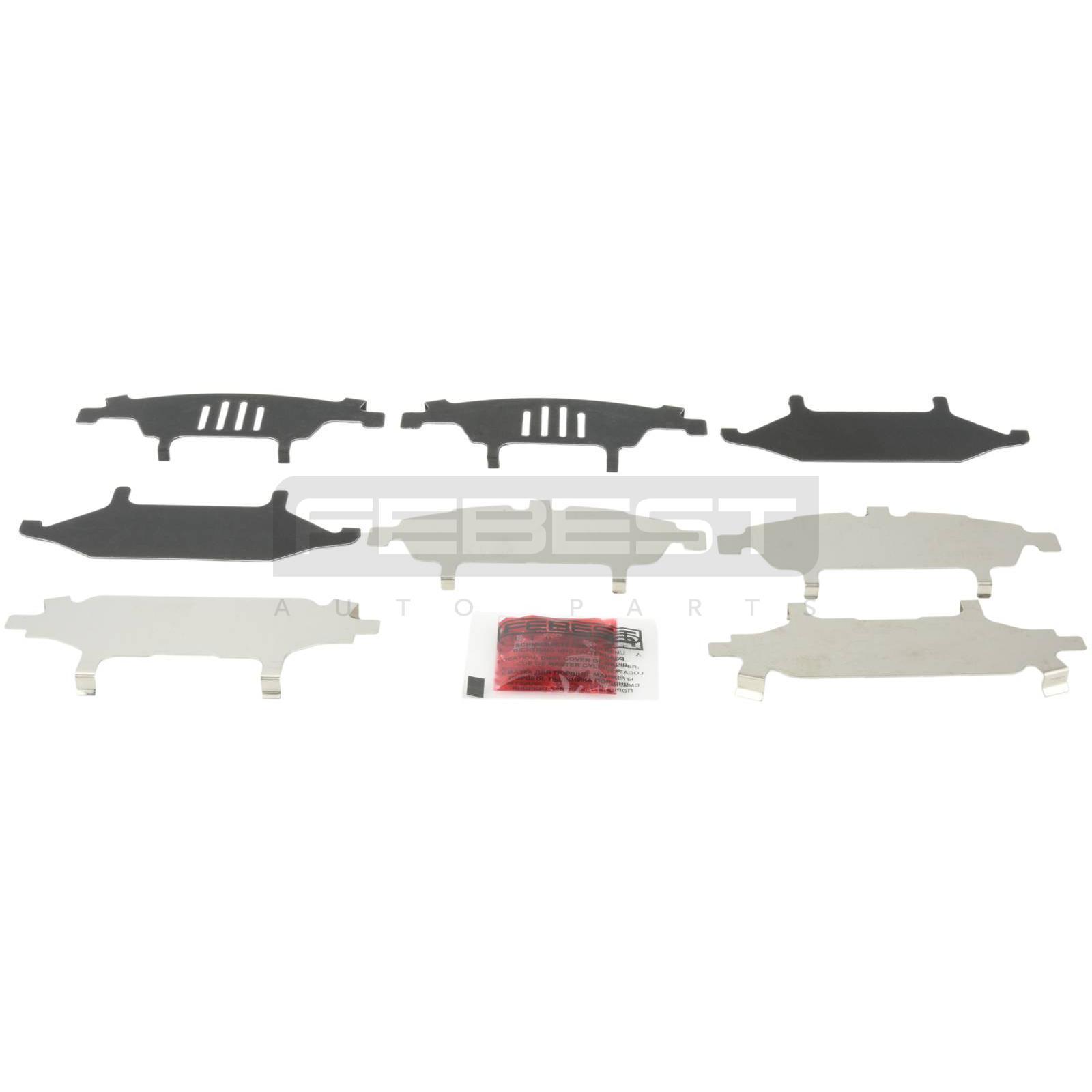 Montagesatz bremsbeläge hinten passend für TOYOTA bB, TOYOTA CELICA, TOYOTA COROLLA, TOYOTA ECHO, TOYOTA MR2, TOYOTA OPA, TOYOTA PLATZ, TOYOTA PORTE, TOYOTA PREMIO, TOYOTA PRIUS, TOYOTA PROBOX / SUCCEED, TOYOTA RAUM, TOYOTA SIENTA