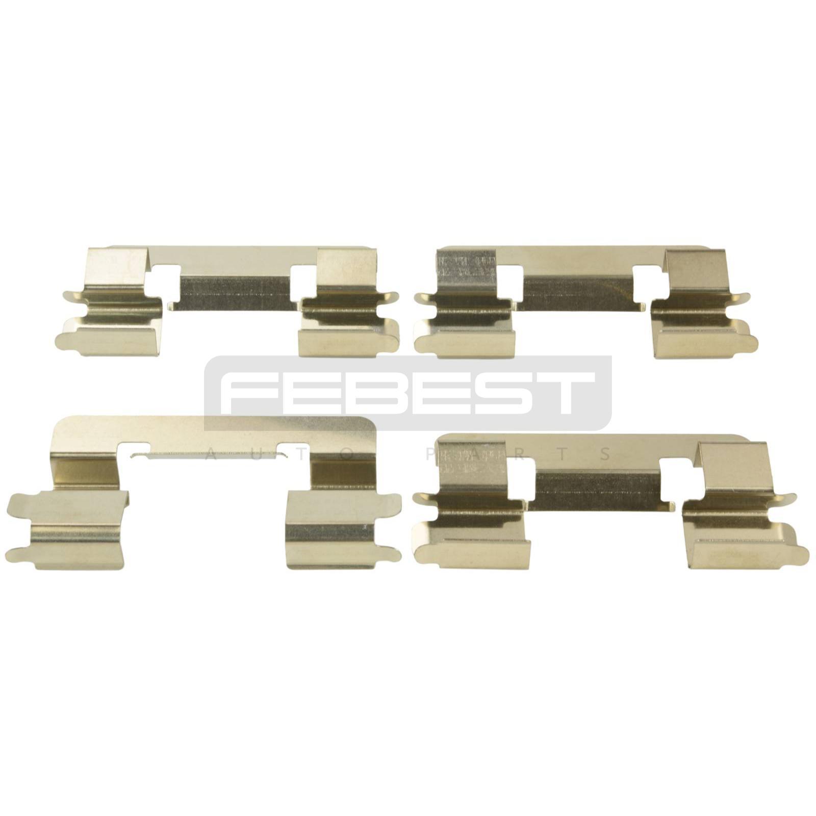 Montagesatz bremsbeläge hinten passend für TOYOTA COROLLA