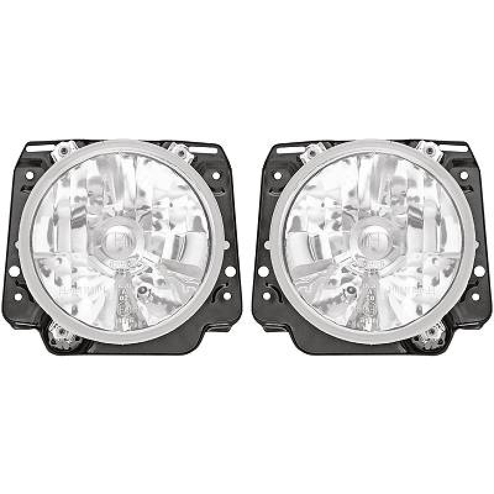 SCHEINWERFER SATZ    GOLF, passend für 83-91             KLARGLAS