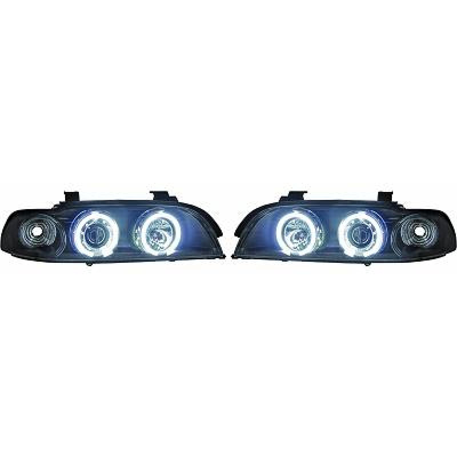 SCHEINWERFERSATZ  BMW E39, passend für 95-00  H1+H1+MOTOR FÜR LWR