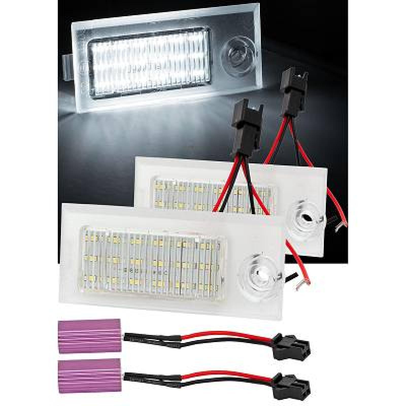 SET LED KENNZEICHENLEUCHTE passend für AUDI A6 LIMOUSINE 97-04