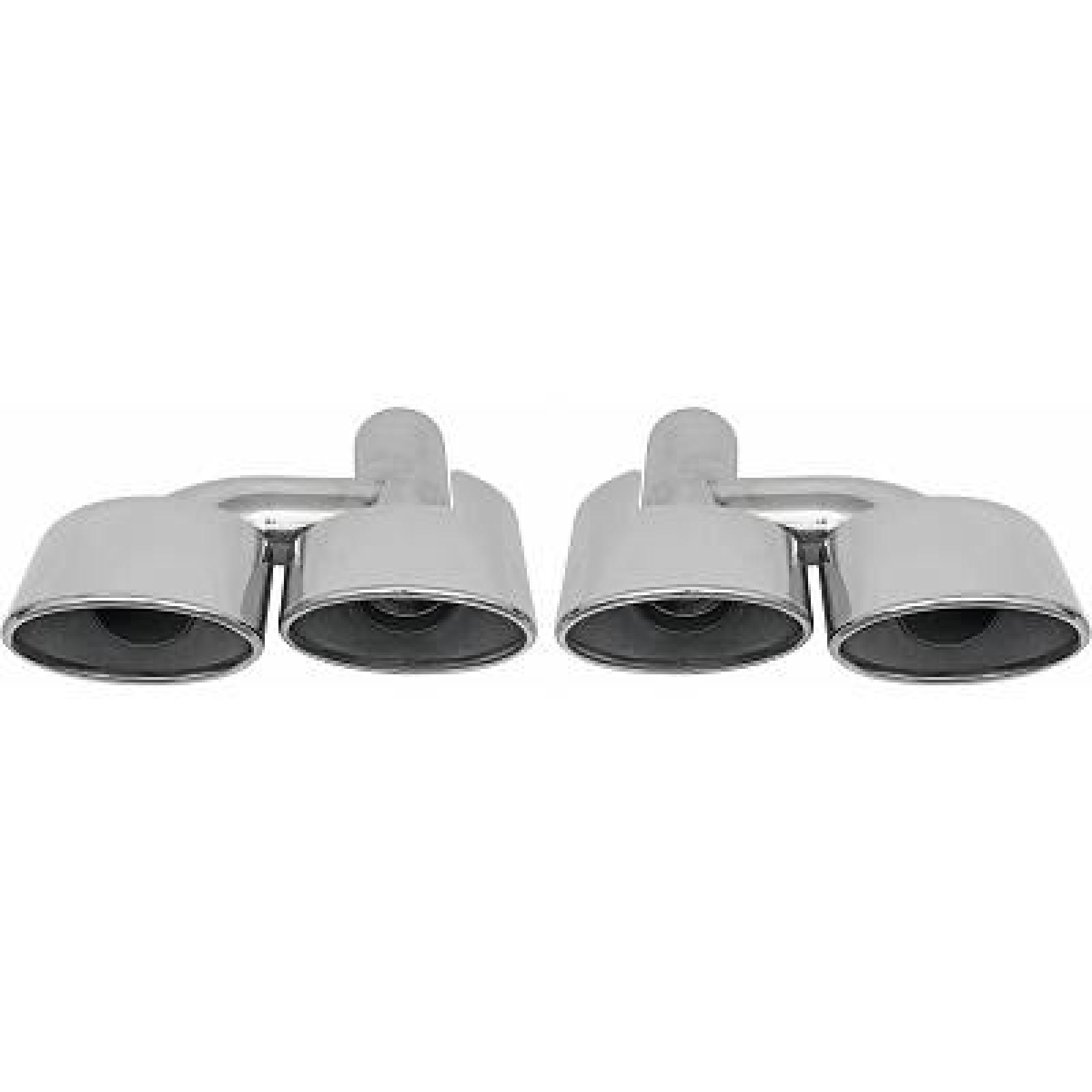 SPORTAUSPUFFBLENDEN  W204, passend für 07-15         SPORT-OPTIK,