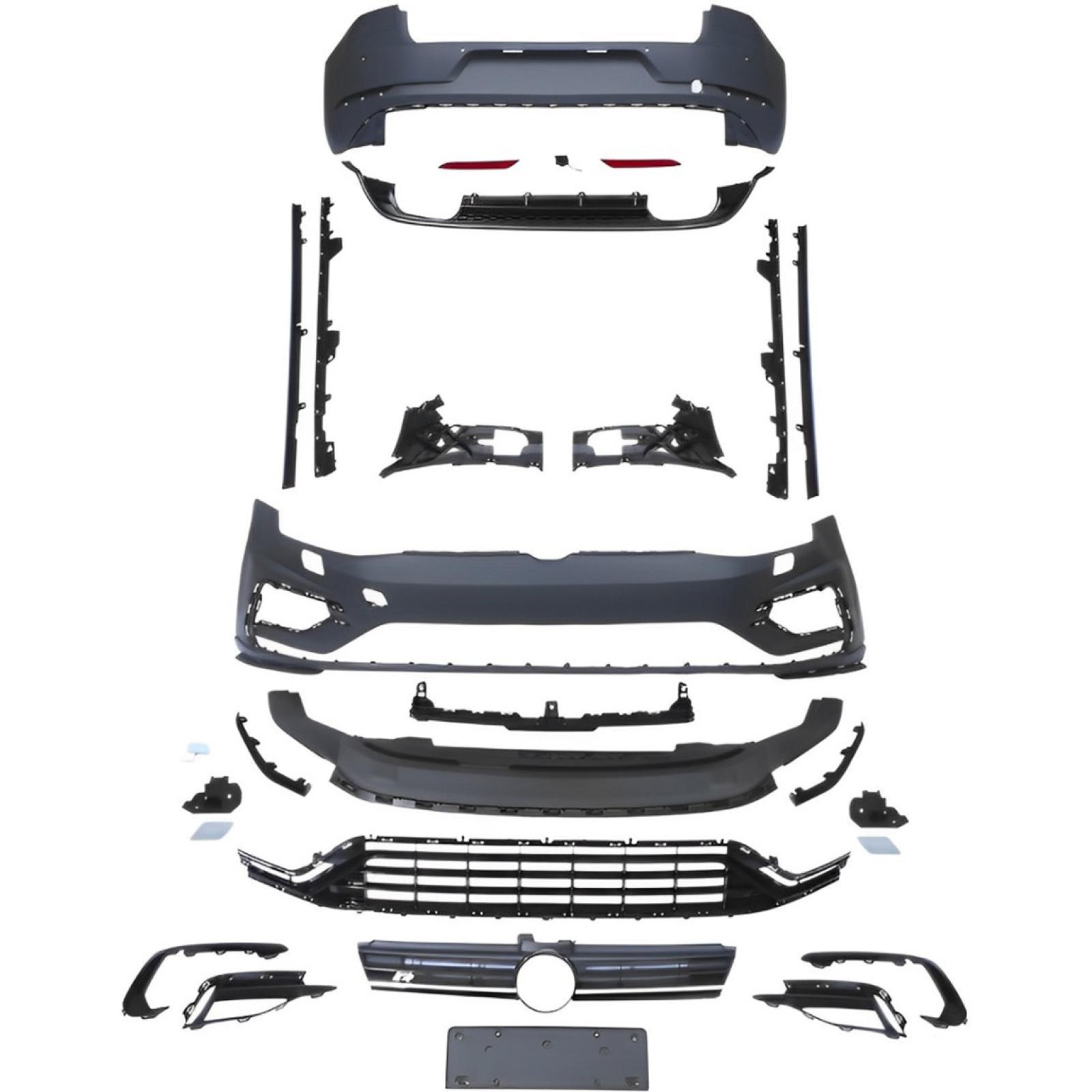 STOßSTANGEN KIT    GOLF 7, passend für 12-17     GOLF R7.5 OPTIK,