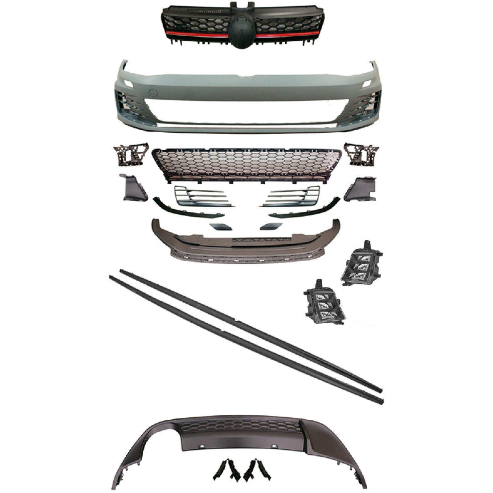 STOßSTANGEN KIT    GOLF 7, passend für 12-17            GRUNDIERT 5G0 807 217BN