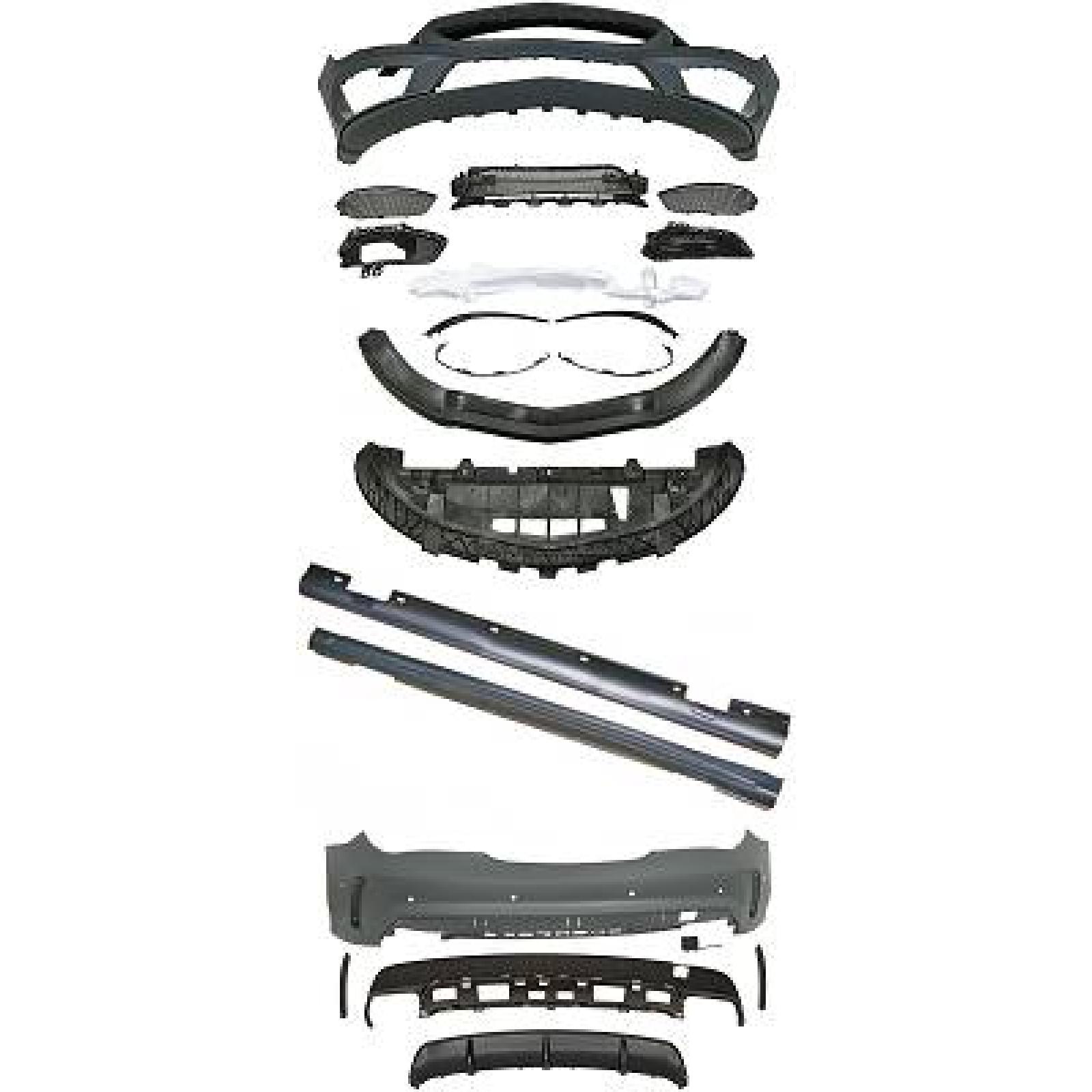 STOßSTANGEN SET      C117, passend für 13-18      SPORT 45-OPTIK,