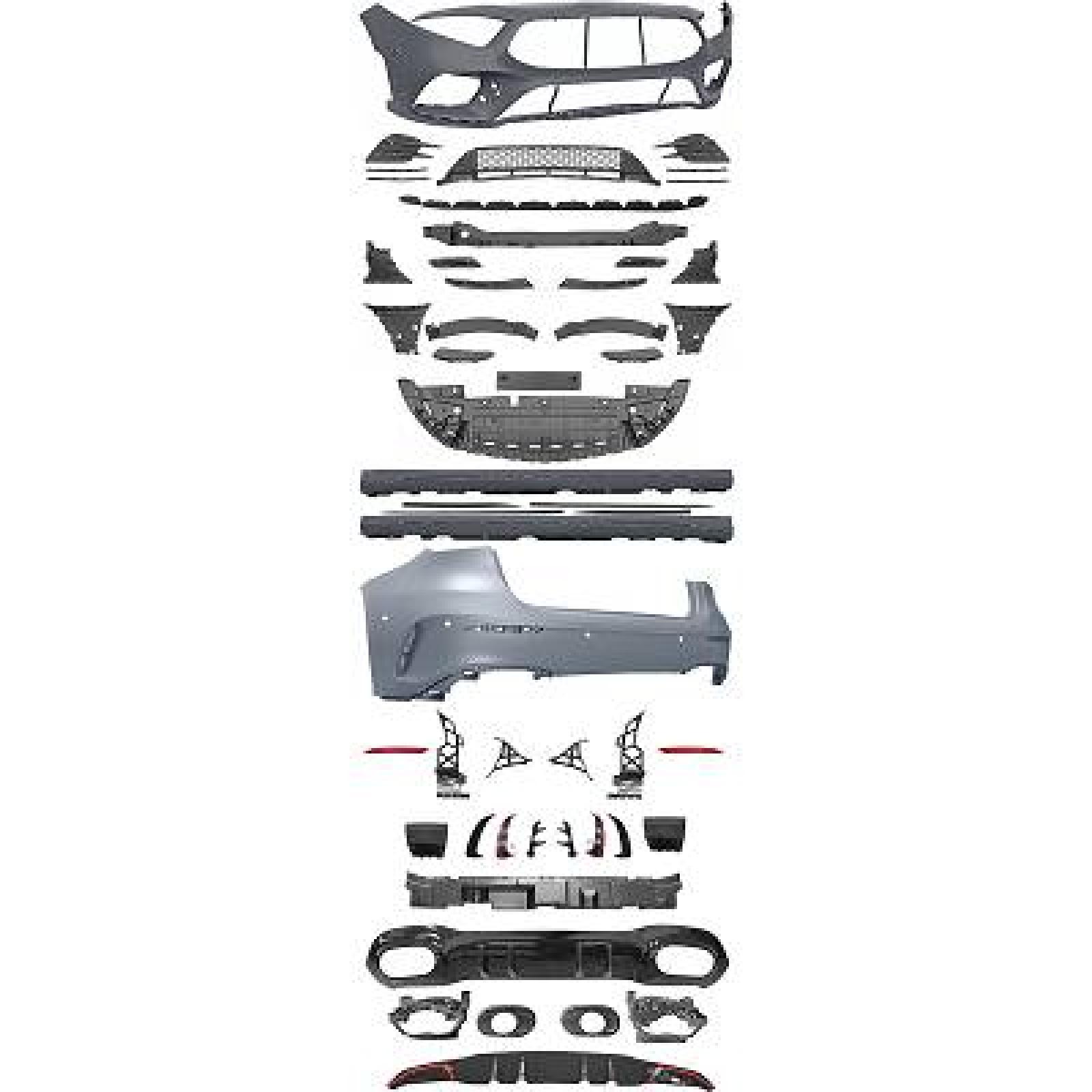 STOßSTANGEN SET      V177, passend für 18-22            A35 OPTIK