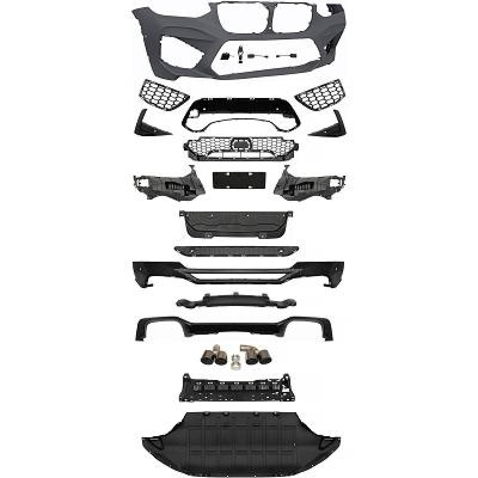 STOßSTANGEN SET    X4 G02, passend für 18-21          SPORT OPTIK