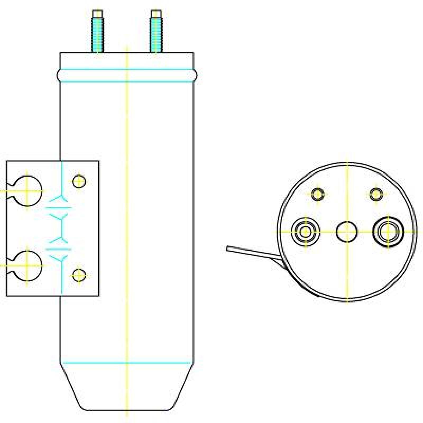 TROCKNER  PEUGEOT        , passend für PEUG 206 04/1999 6455CL